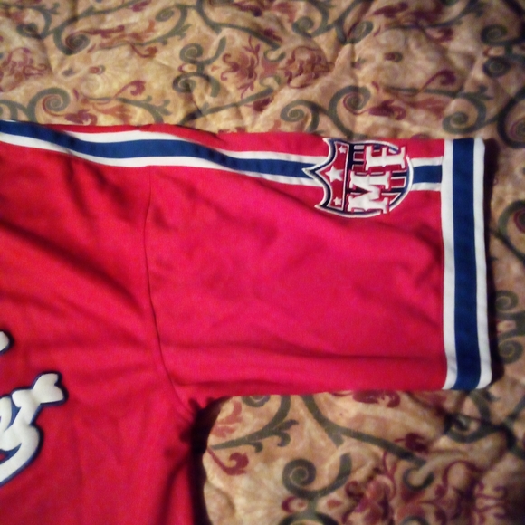 Vintage Mega Fest Collection Baseball Jersey #3 Men's L Red - Picture 5 of 10